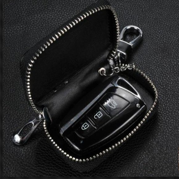 Multi Brand Tesla Leather Black Key Cover #714 - Picture 5 of 10